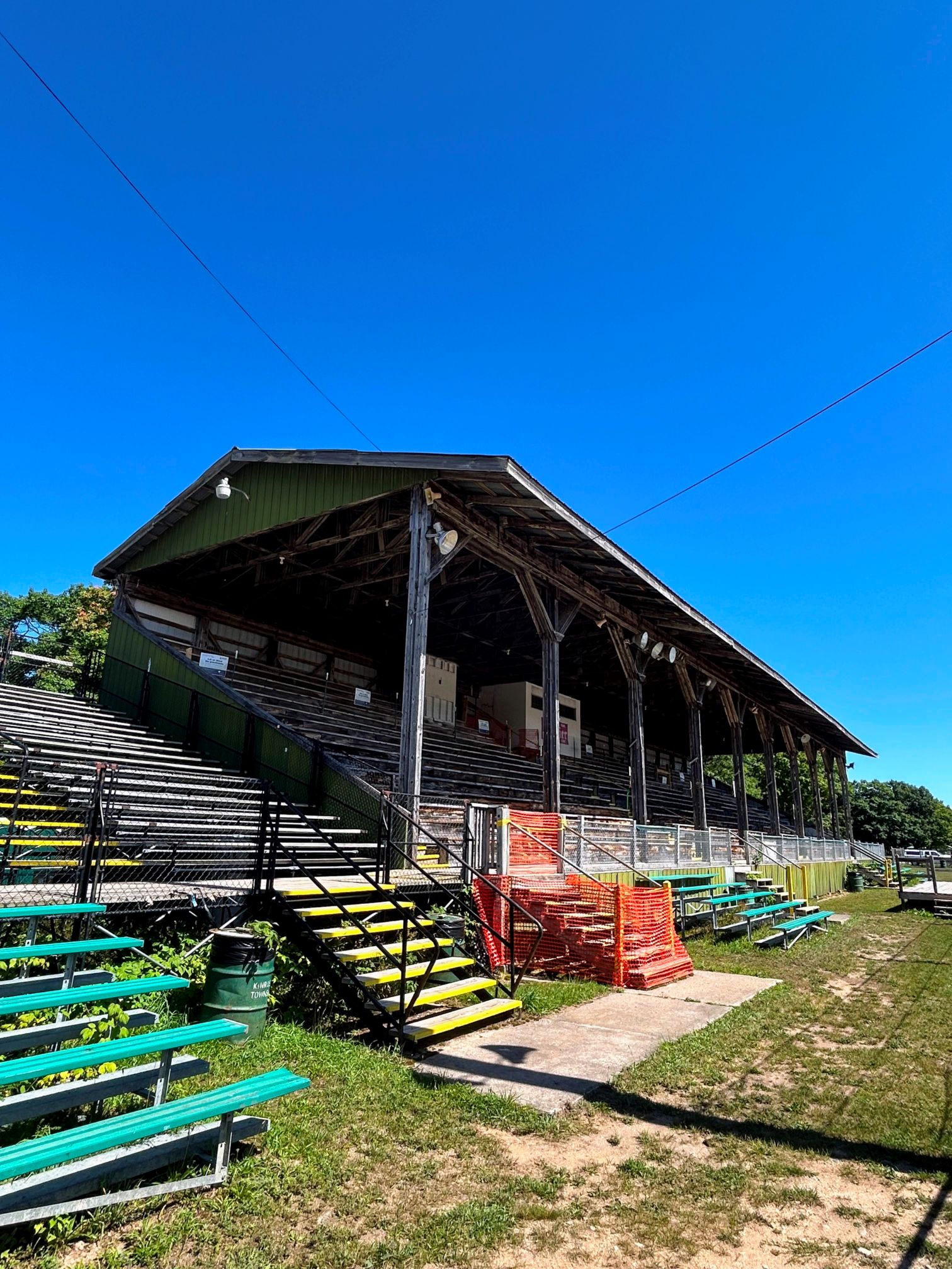 Grandstand exterior